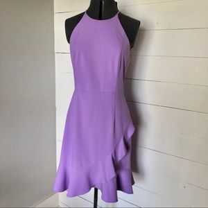 NWT Lavender Halter Neck Dress by Donna Morgan